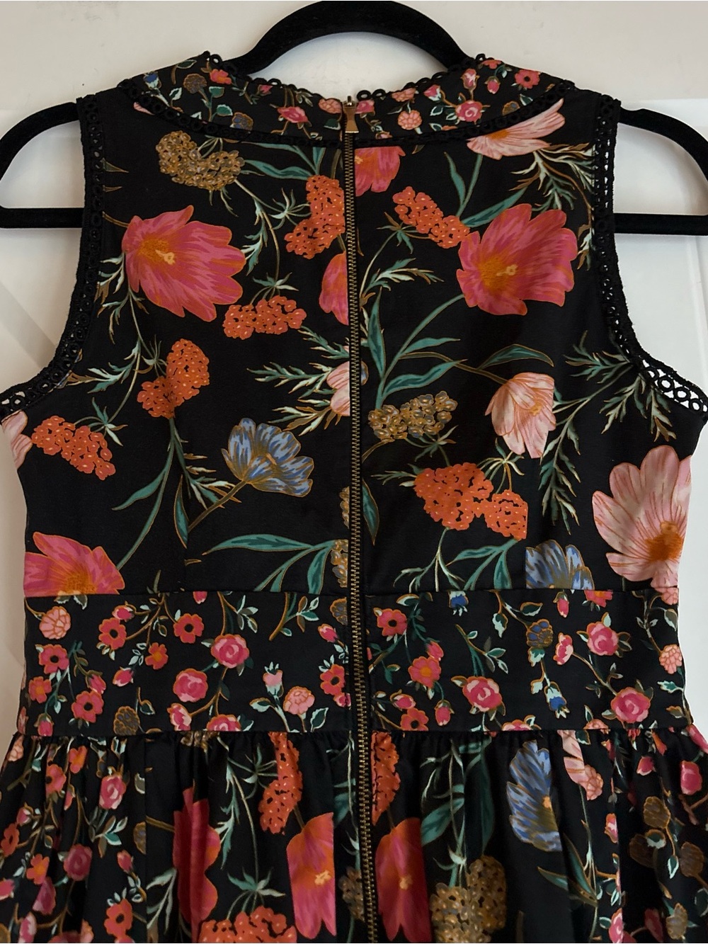 Kate Spade Whimsical Floral Fit & Flare Dress Size 0 Cottagecore Wedding Guest - Picture 7 of 10